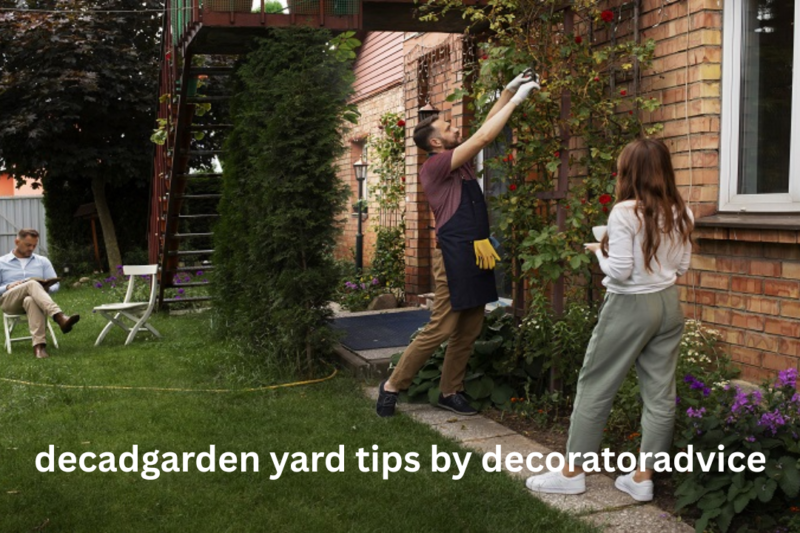 decadgarden yard tips by decoratoradvice: a complete guide to creating a stylish and functional outdoor space